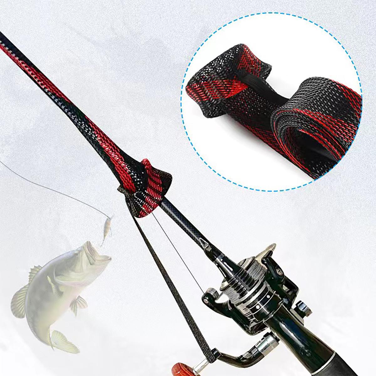 Fishing Rod Casting - Защитный чехол-сетка для рыболовных удилищ, подходит