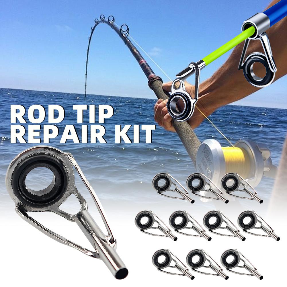 Fishing Rod Casting - Набор для ремонта кончиков удилищ, 10