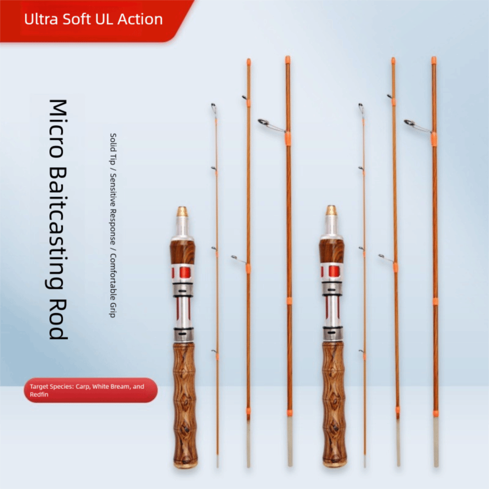 Fishing Rod Carbon Fiber - 2025 4-секционная спиннинговая удочка, спиннинг UL
