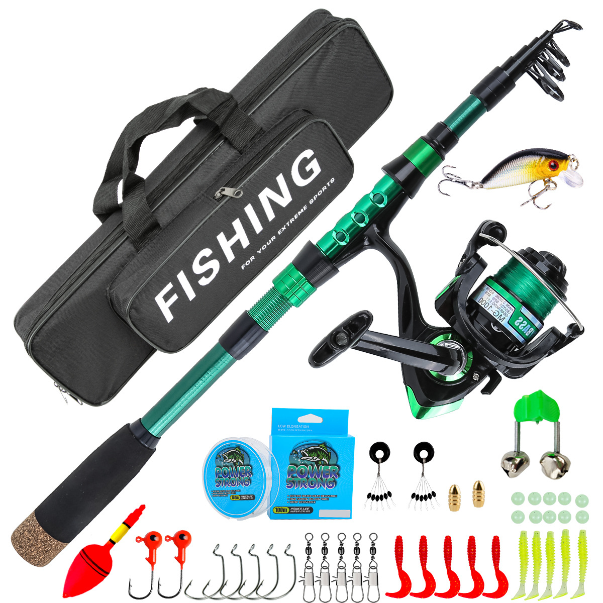 Fishing Rod Case - Удочка телескопическая из карбона, 1,8 метра,
