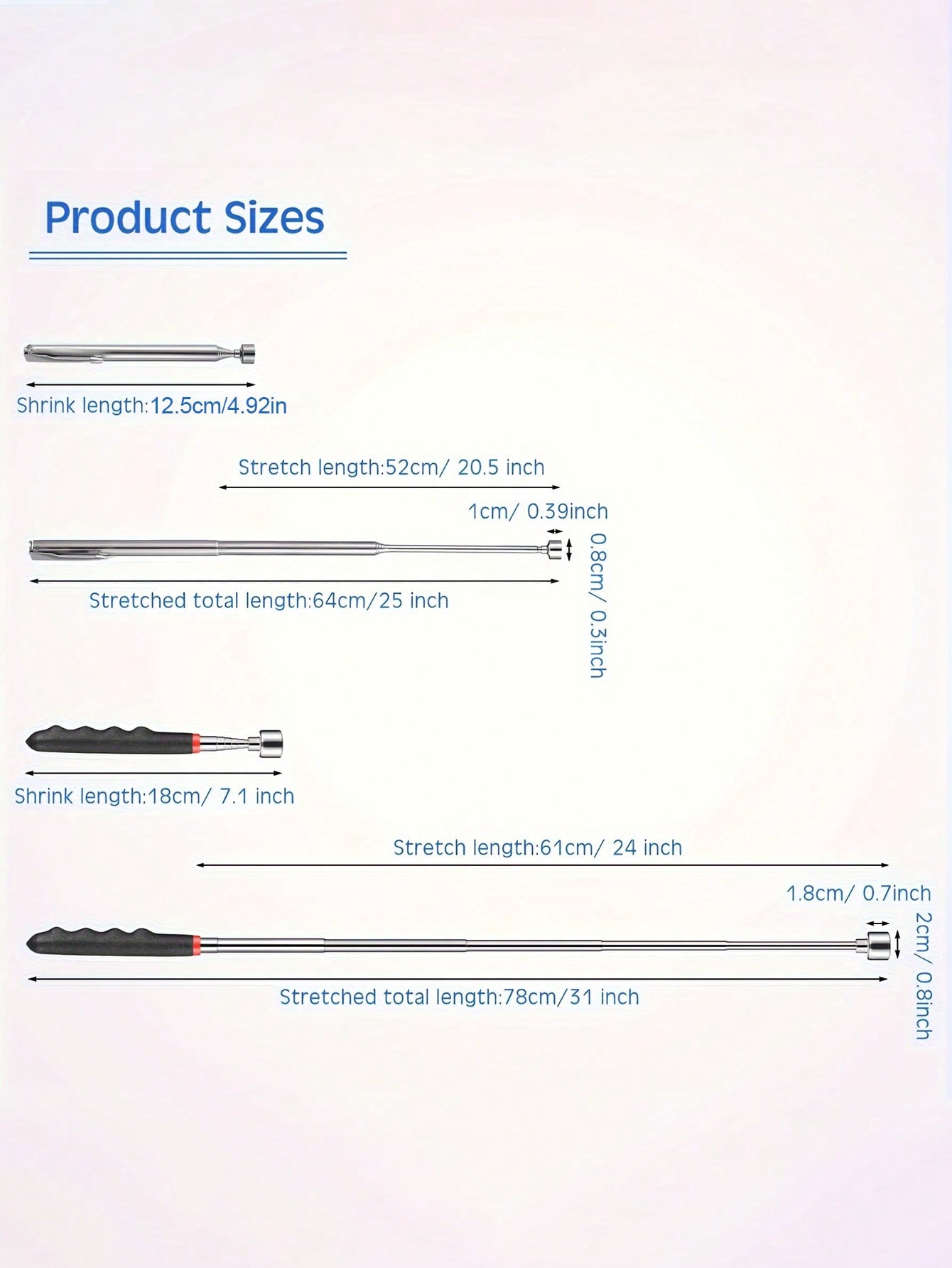 Выдвижной магнитный захват для – обзор и цена Fishing Rod Telescopic